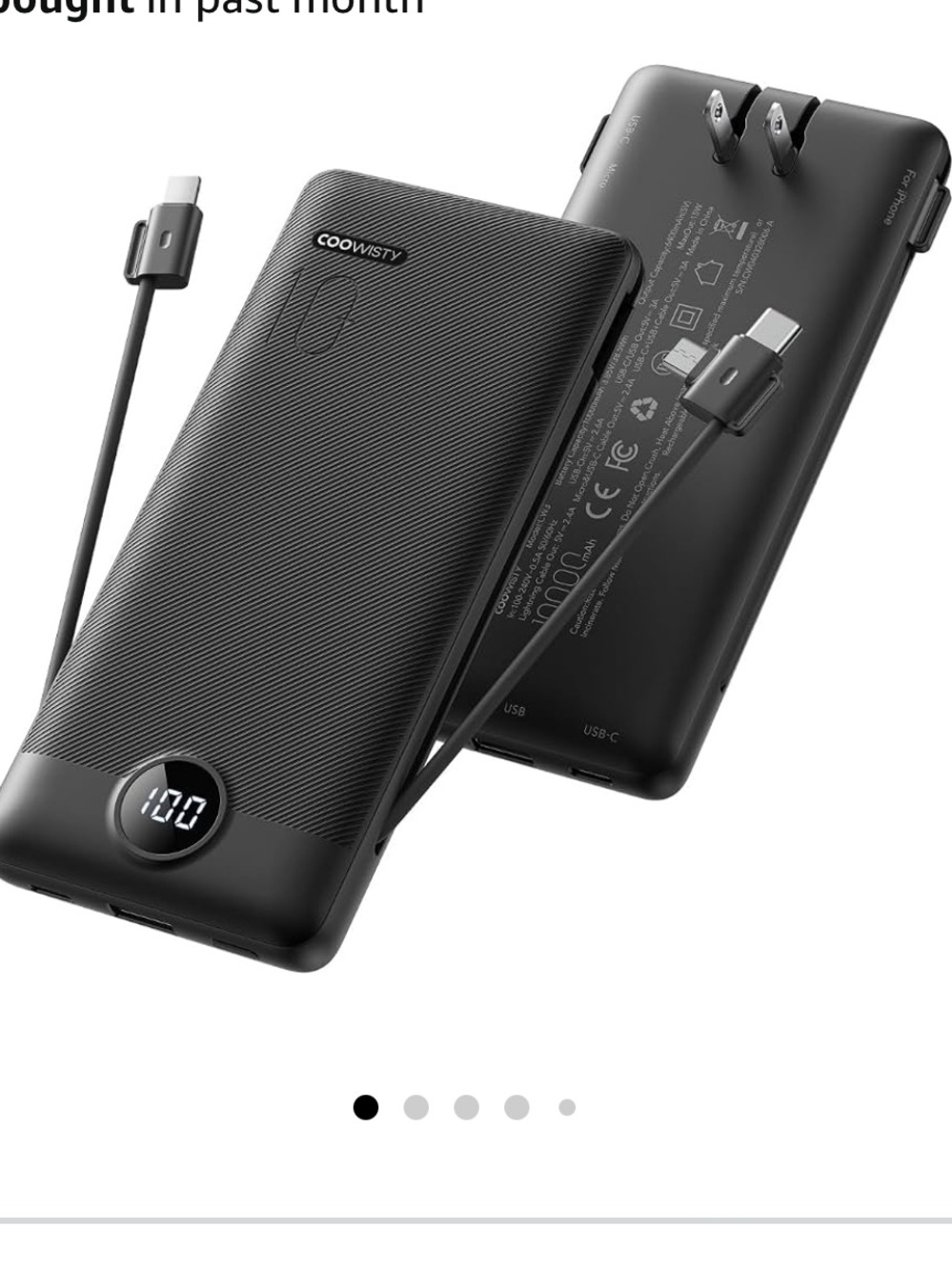 Coowisty - NEW 10000mAh portable charger